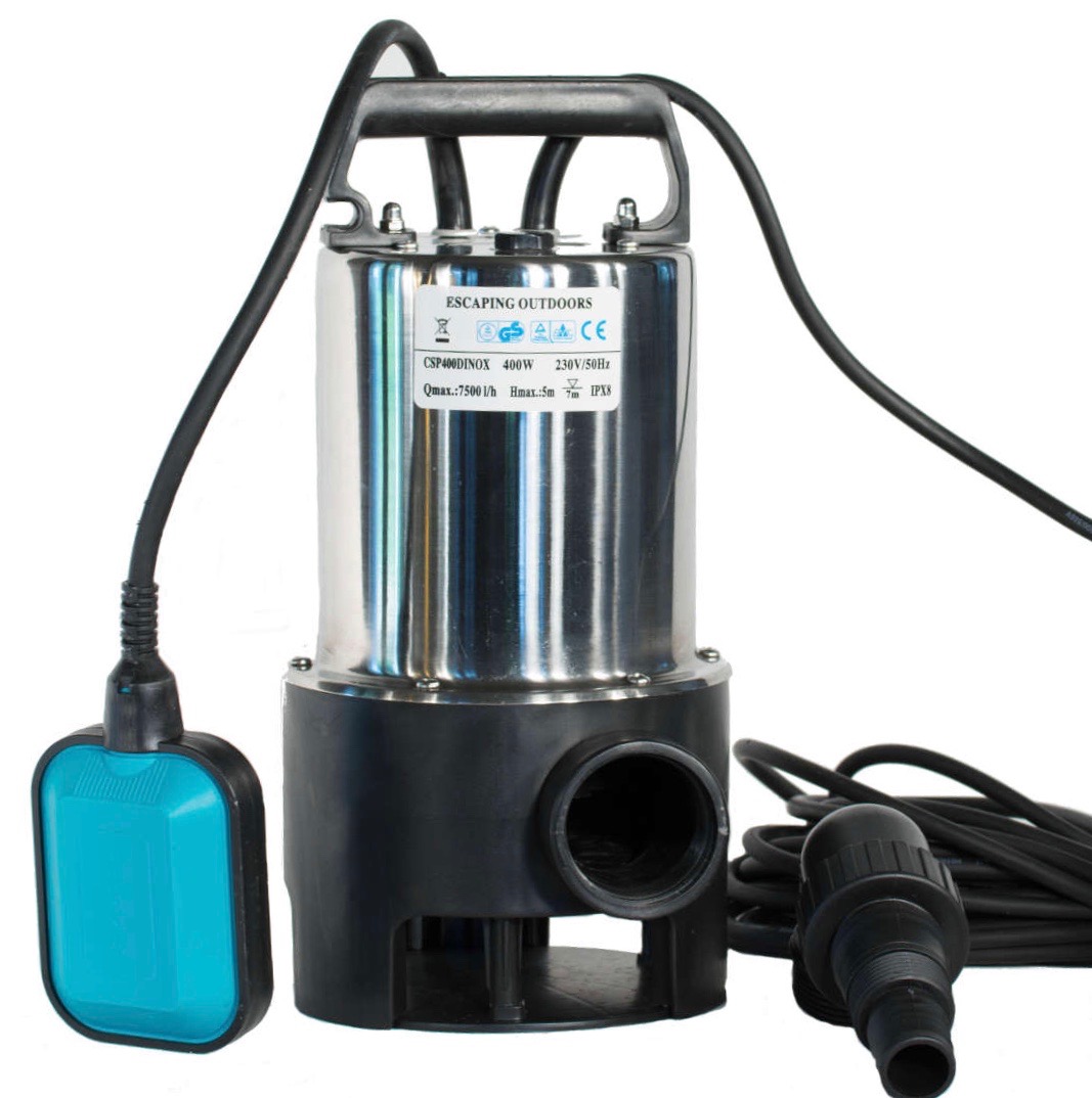 Submersible Sump Pump 240v 75 L/min 0.5HP Domestic House Septic Dirty ...