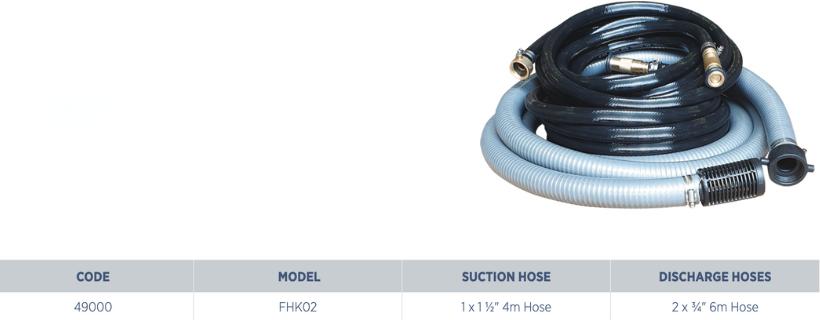 Reefe FHK02 fire hose kit specifications