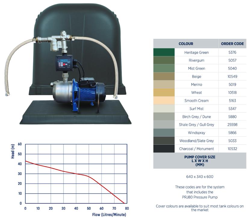 Reefe RM6000-5 rain to mains house pump system