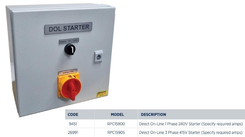 Reefe RPC15900 single phase Dol Starter - Water Pumps Now