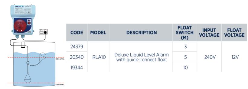 Reefe deluxe outdoor liquid level alarm