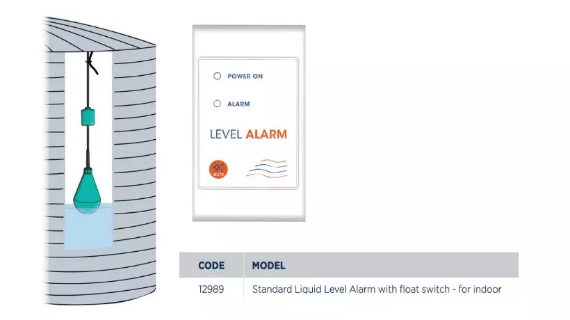Reefe liquid level alarm flush indoor style - Water Pumps Now
