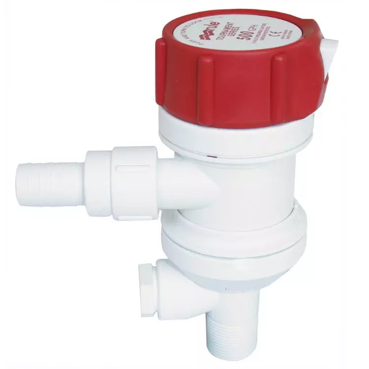 Rule RWB57 Tournament 400 dual port livewell and bait pump 800 GPH