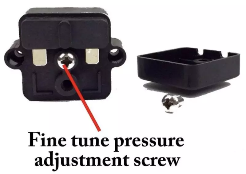 how to test for a failed 12v pump pressure switch