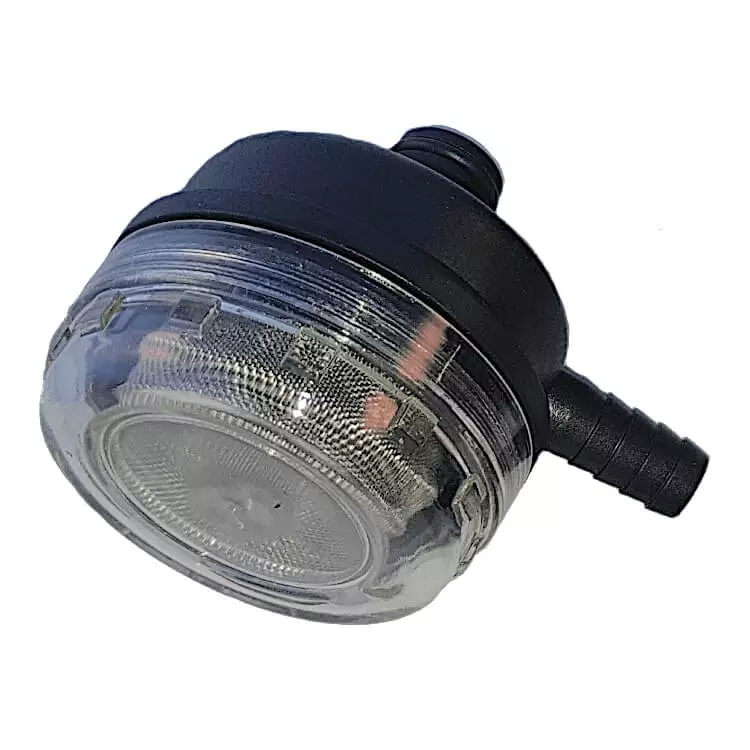 pump strainer range for 12v 24v and 240v diaphragm pumps