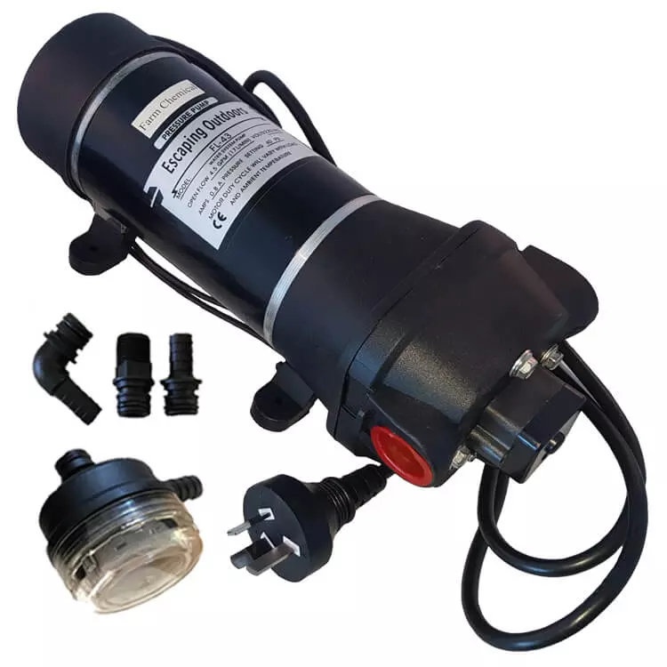 Escaping Outdoors FL43C food grade low acid 240v pressure pump