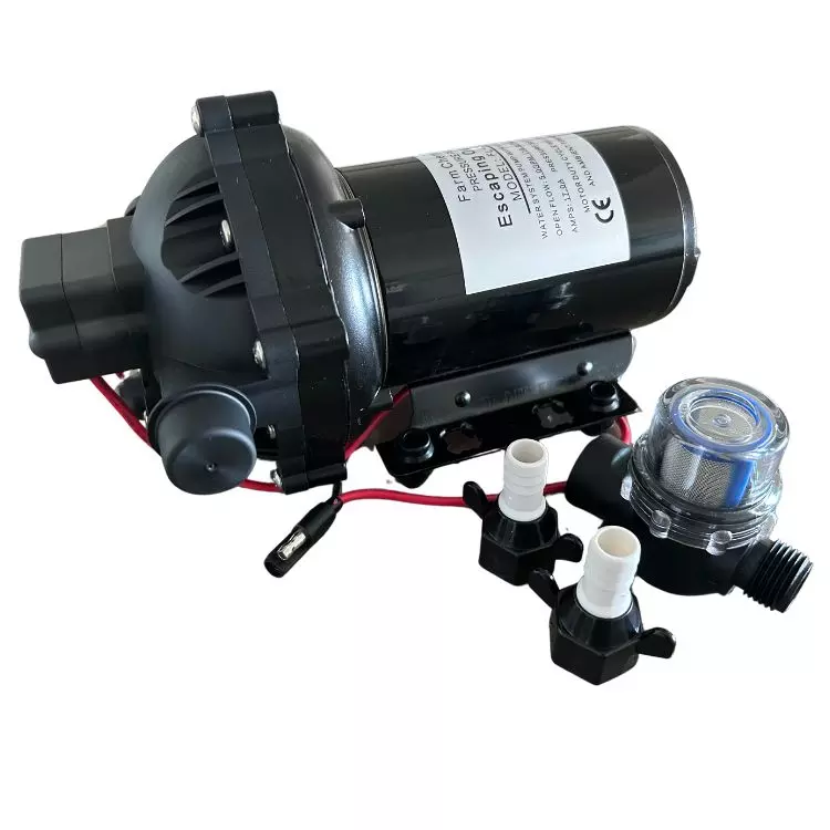 Escaping Outdoors FL70 high pressure 70PSI 12v water pump - 12 volt deckwash washdown pump