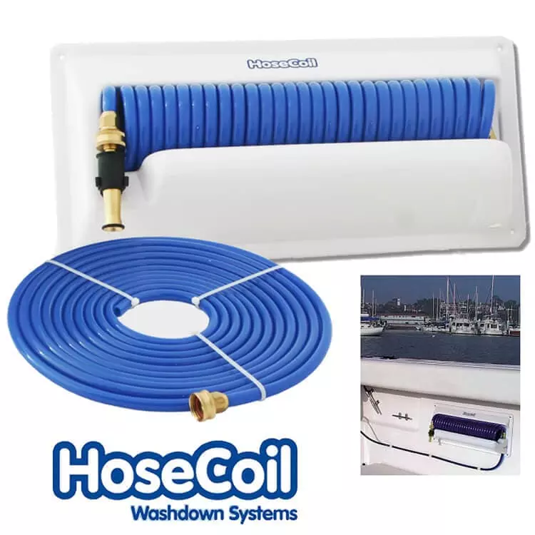 HoseCoil deck wash washdown systems horizontal mount enclosure