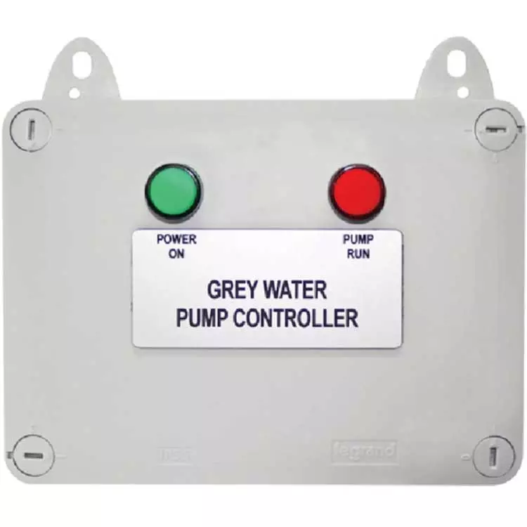 Liquid level and grey water pump controller
