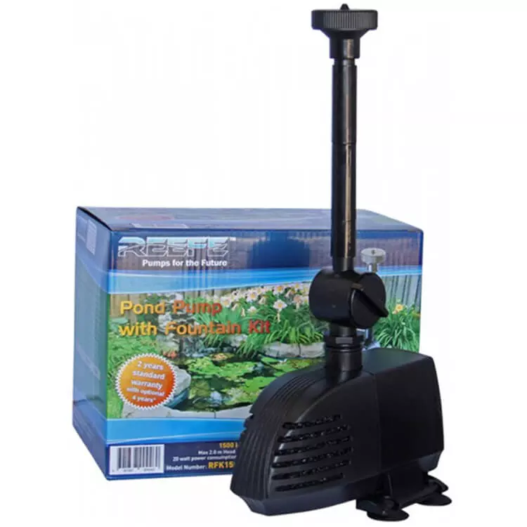 Reefe RFK1500 240V fountain pond pump kit max 1500Lph