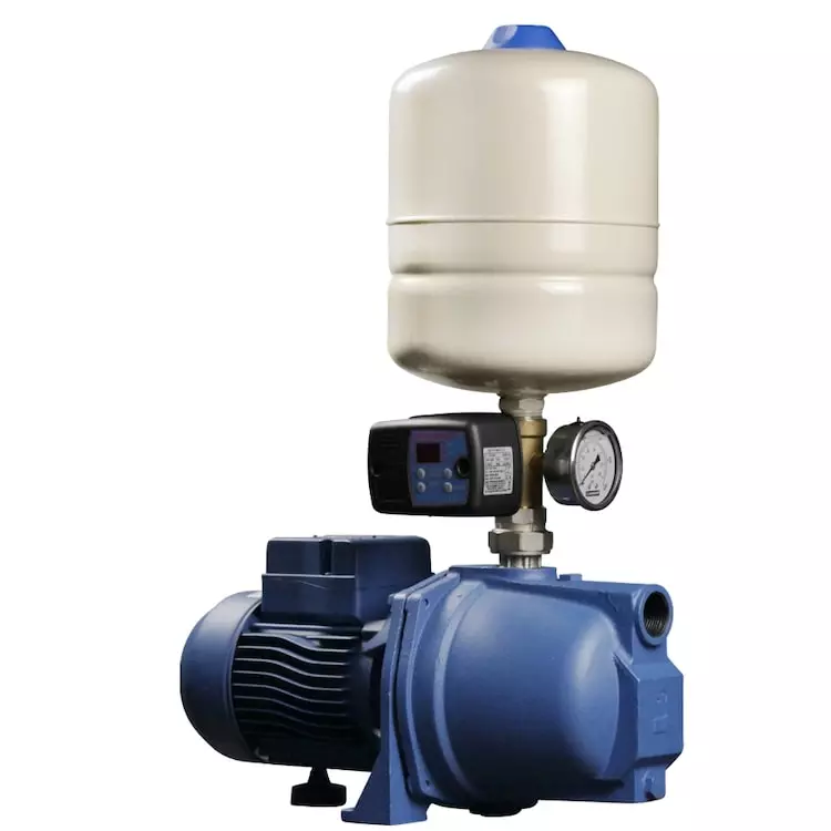 RSWE60 shallow well water pump with pressure tan switch and gauge