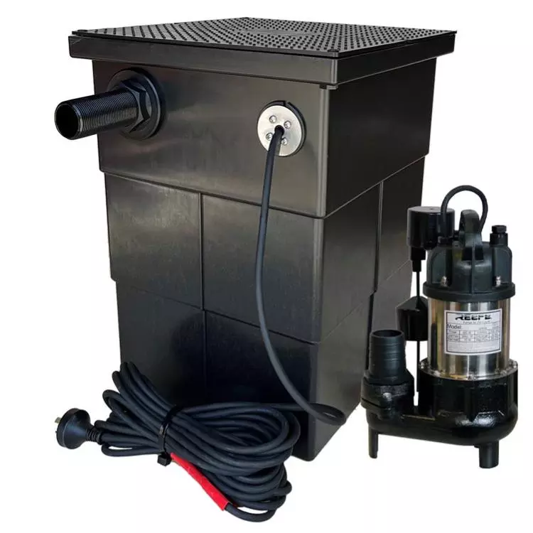 Reefe RVS250VF grey water pit and sump pump kit - Water Pumps Now Australia