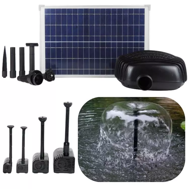 Reefe solar fountain pond pumps