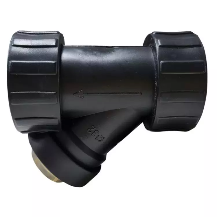 Reefe-Y strainer for pressure pump