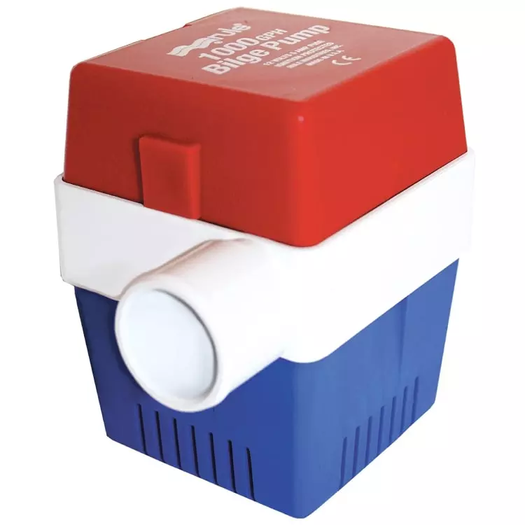 Rule 1000 12v square submersible marine bilge water pump