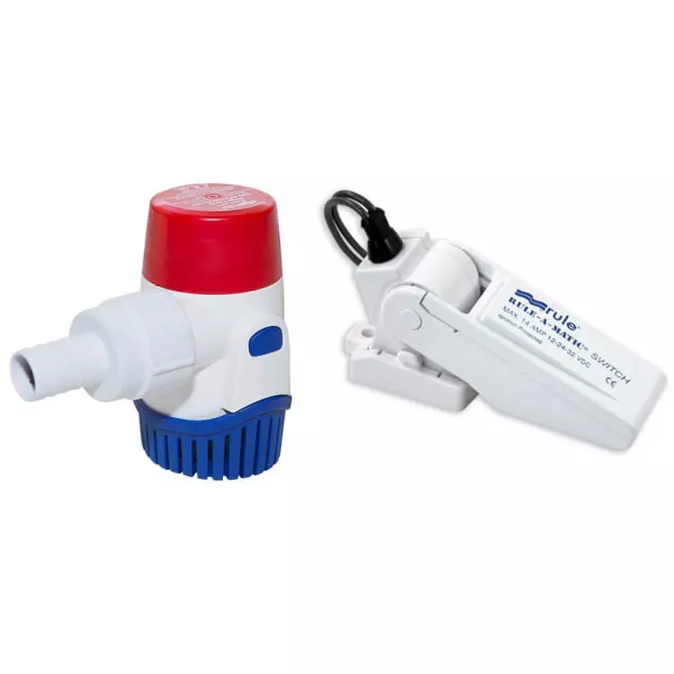 Rule 500 12V 31LPM Submersible bilge pump with float switch