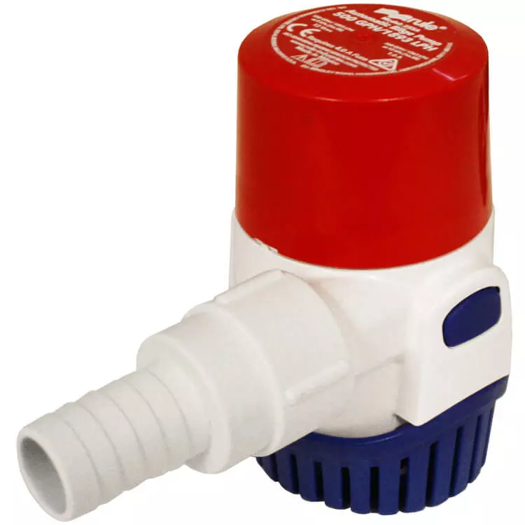 Rule 500 automatic sensor 12v 31LPM Submersible bilge pump