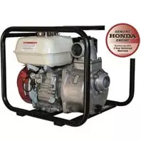 Reefe GX200 water transfer pump recoil start with roll frame and 2 inch outlet