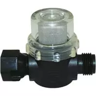 Shurflo pump strainer half inch male BSP half inch female BSP swivel connection