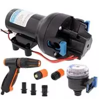 Jabsco Hotshot HD6 washdown saltwater pump kit 12v 70PSI