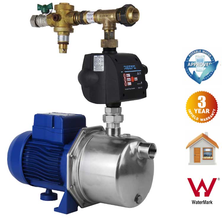 Reefe RM4000-3 rain to mains pressure pump system - Water Pumps Now Australia