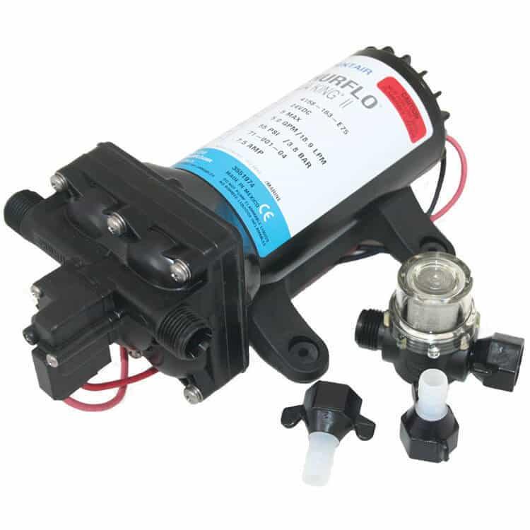 12 volt water pump for rv low power draw