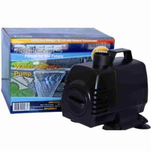 Reefe 1500-POND PUMP 240vAC 20W 1500Lph 2m Head,Fully Submersible IP68+10m Cable 