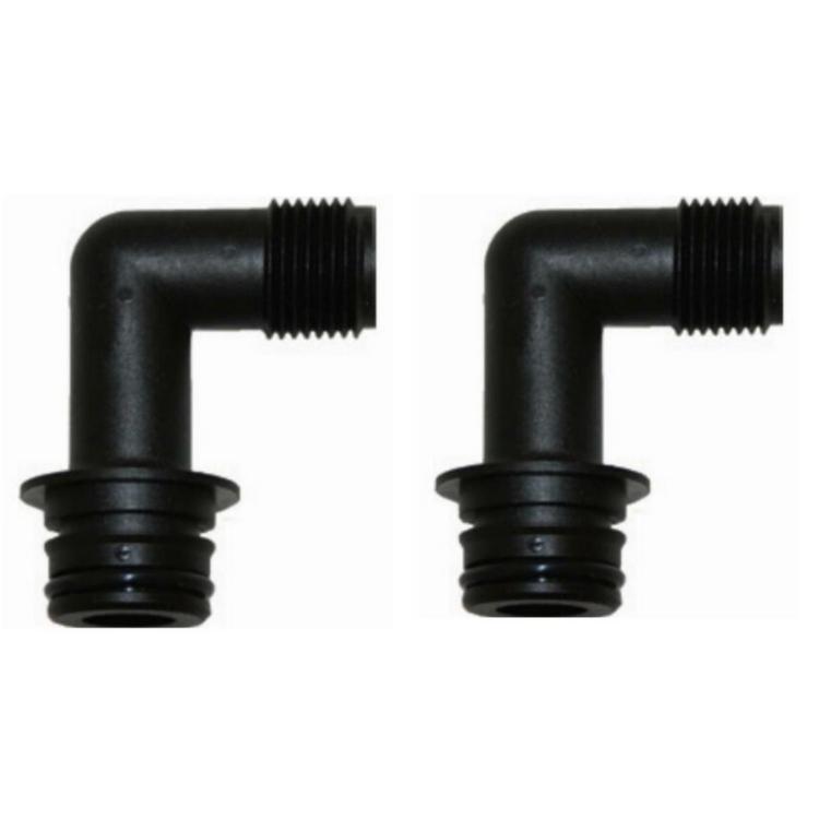 Escaping Outdoors 12mm male threaded plug-in elbow ports