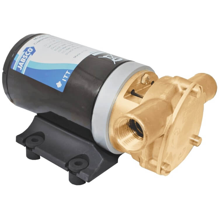 Jabsco water puppy pump J40-111 24v commercial bilge deckwash bronze - Water Pumps Now