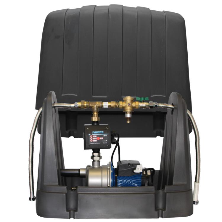 Reefe RM7000-3 rain to mains pump system with Reefe PRJ65 house pressure pump