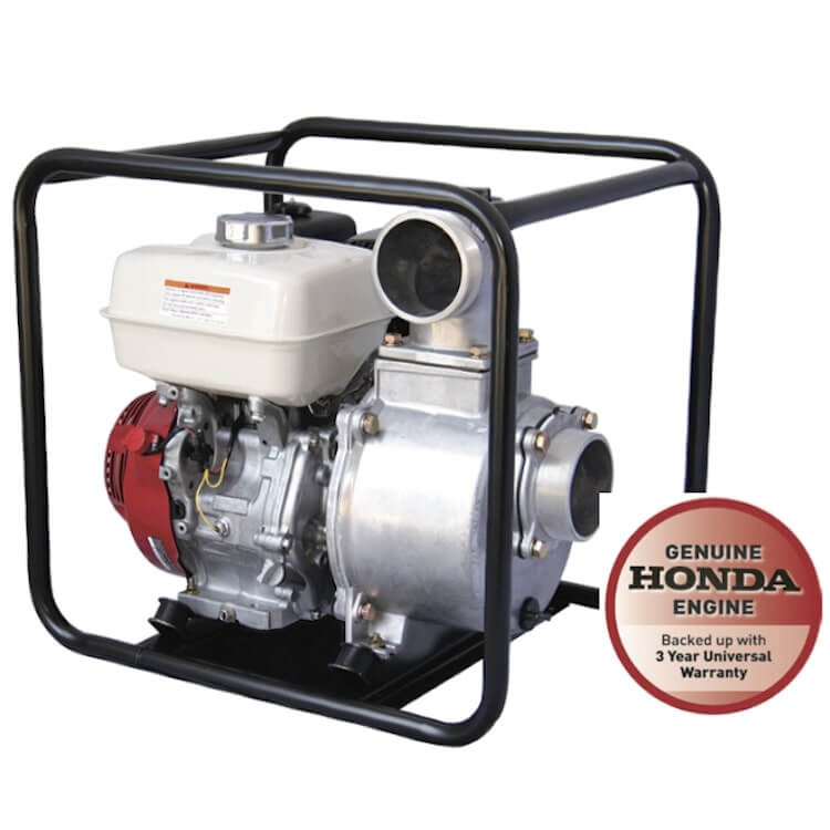 Reefe GX270 Honda RP040 4 inch series high volume water transfer pump - Water Pumps Now