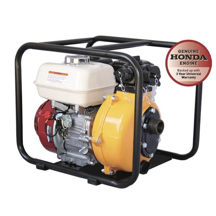 Reefe Honda GX200 engine twin impeller fire fighting water pump - Water Pumps Now