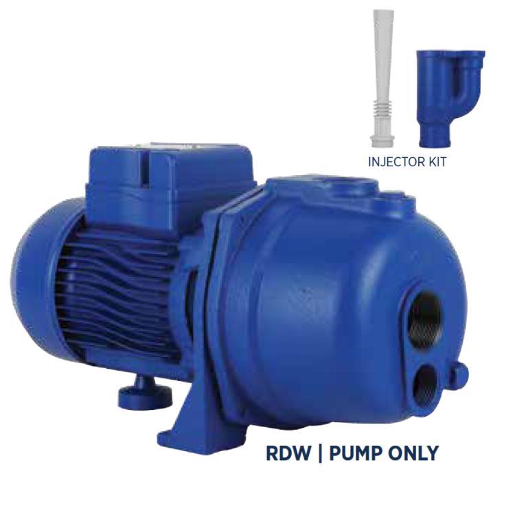 Reefe RDW150E deep well pressure pump with injector kit - Water Pumps Now