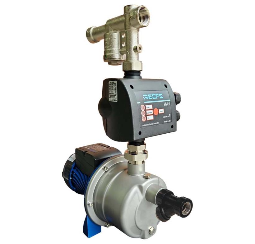 Reefe RM4000-4 rain to mains pump system with RM1600-2-valve