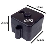 Escaping Outdoors 12v 24v 240v diaphragm water pump 40 PSI pressure switch