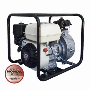 Honda GP160 fire fighting pump single impeller recoil start with roll frame - Water Pumps Now