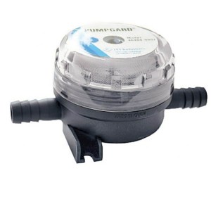 Jabsco J21-110 12v water pump strainer with 2 x 12mm hose barbs