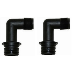 Jabsco Pumps 12mm male threaded plug in elbow ports - Water Pumps Now