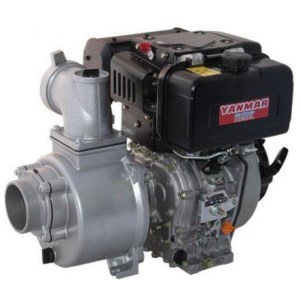 Kohler KD350 diesel electric start water transfer pump w 4 inch discharge and roll frame
