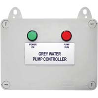 Liquid level and grey water pump controller