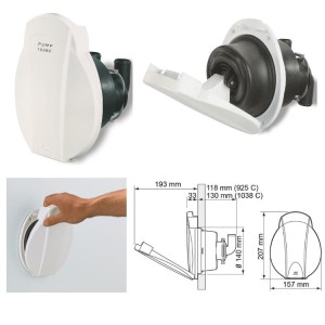 Plastimo 1038C compact recessed manual bilge pump