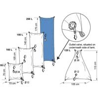 Plastimo 200 litre camping freshwater bladder