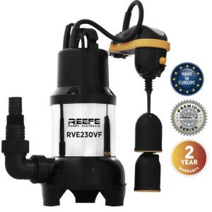 Reefe RVE230VF vortex submersible sump pit water tank drainage pump with vertical float - Water Pumps Now