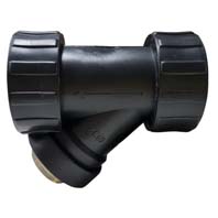 Reefe-Y strainer for pressure pump