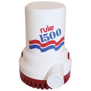 Rule 1500 12v Submersible boat bilge water transfer pump - Water Pumps Now