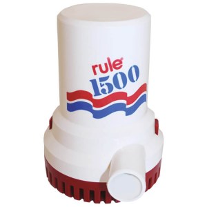 Rule 1500 24v marine boat bilge water transfer pump - Water Pumps Now