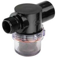 Shurflo pump strainer half inch male BSP half inch female BSP