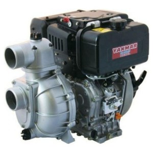 Yanmar L100 diesel 3 inch high pressure water transfer pump with electric start and roll frame