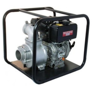 Yanmar L100 diesel engine water transfer pump with 4 inch discharge