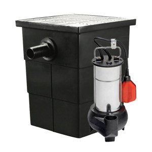 domestic stormwater pump pit kit with RVC260 sump pump